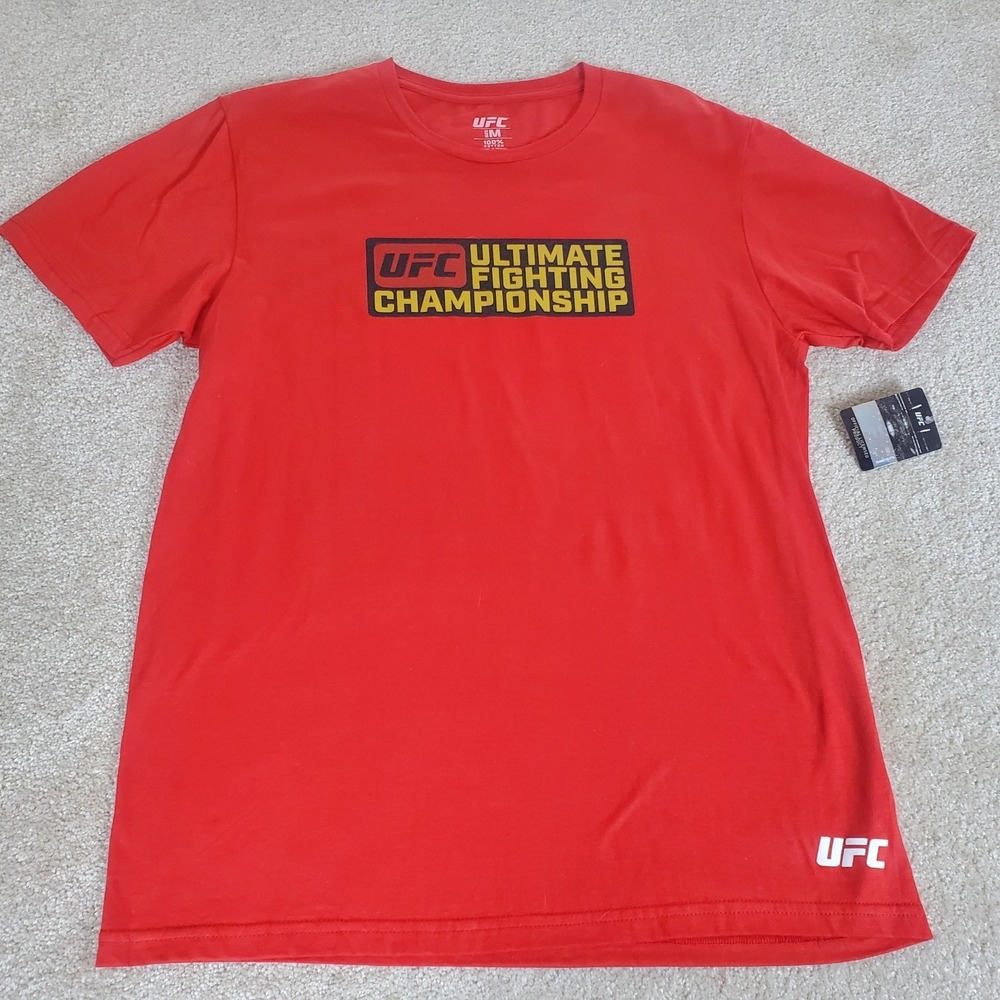 UFC Ultimate Fighting Championship Tshirt Size M Red NWTGS‎